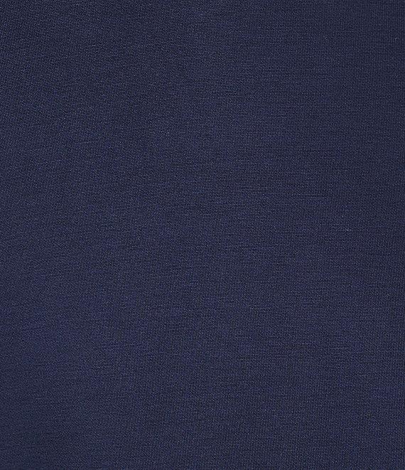 Copper Key V-Neck Contrast Trim Long Sleeve Top Product Image