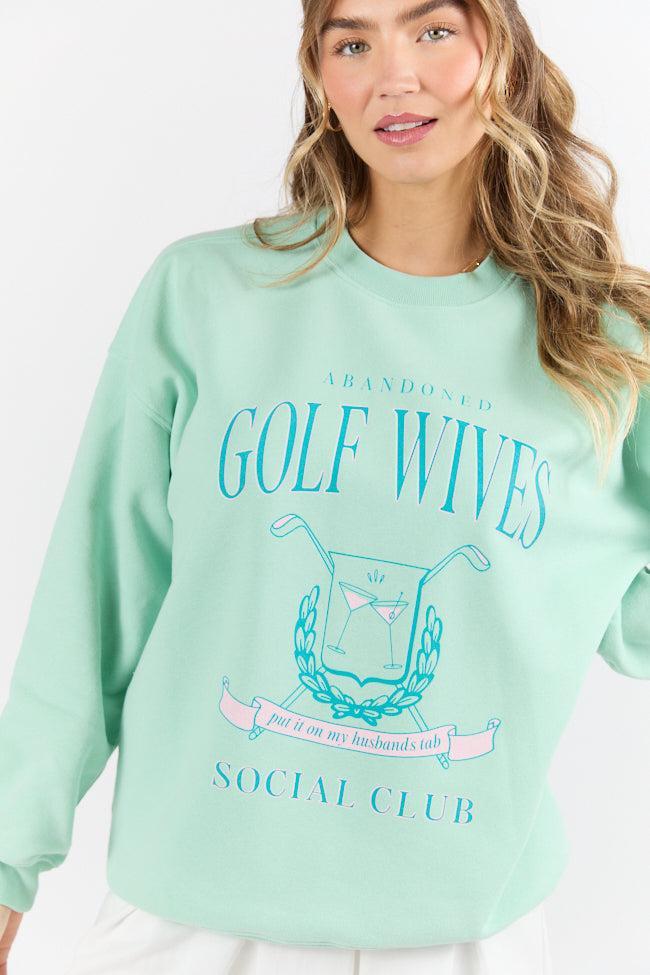 Golf Wives Social Club Mint Graphic Sweatshirt Product Image