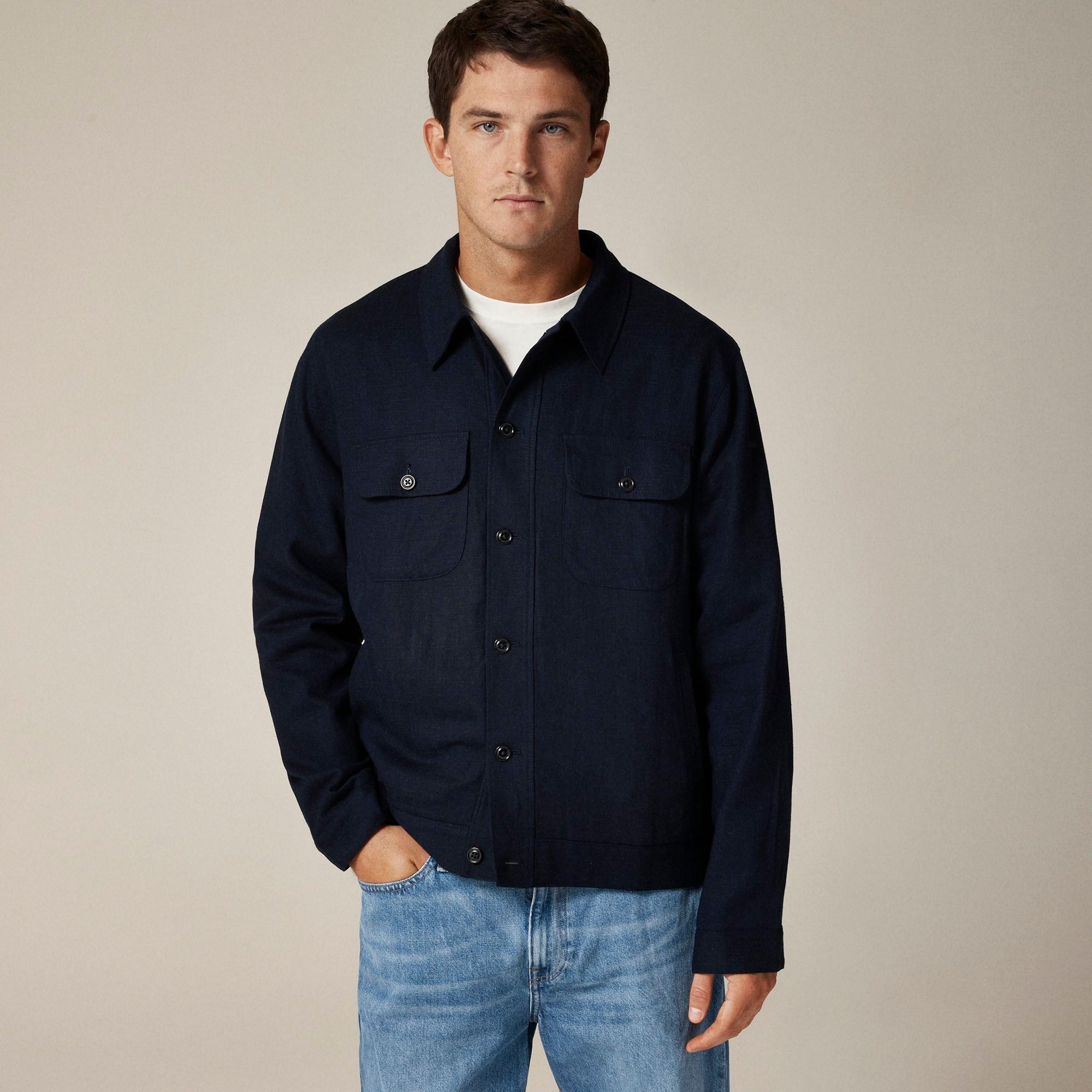 Campus jacket in viscose blend Product Image