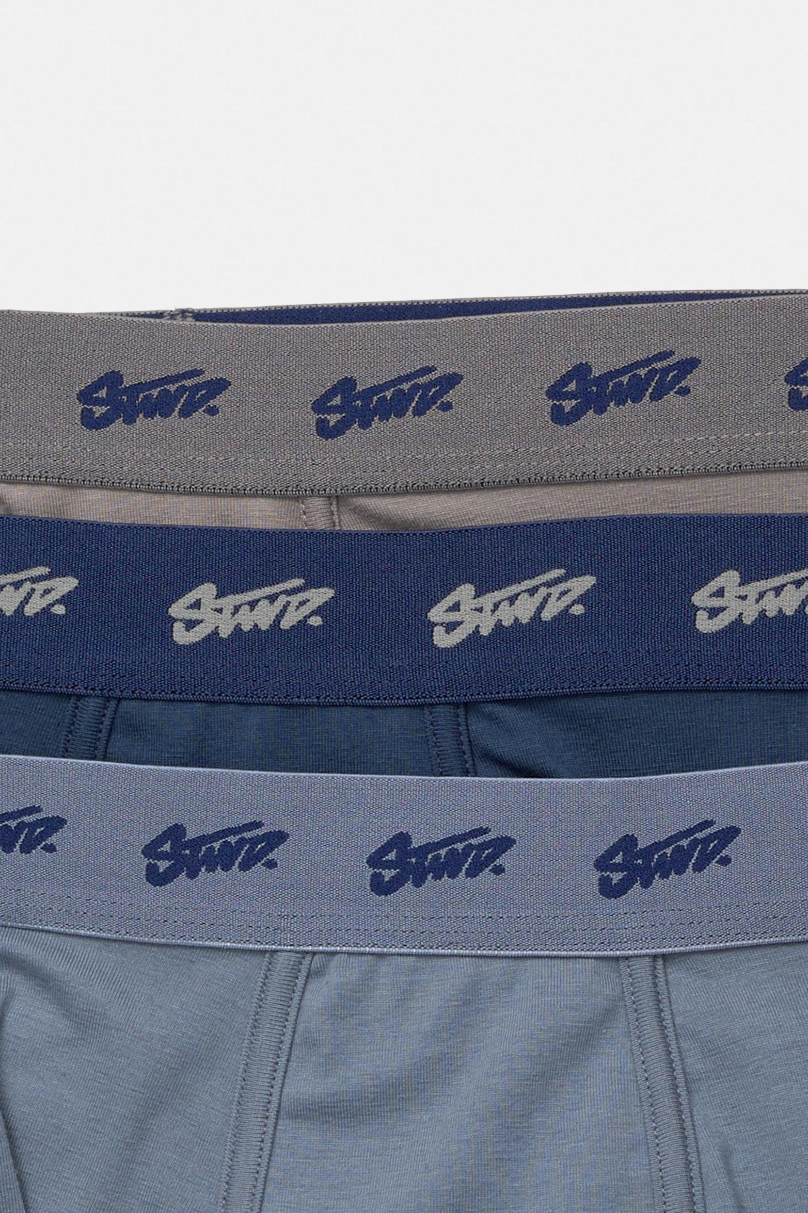 3-pack of blue STWD logo boxers Product Image