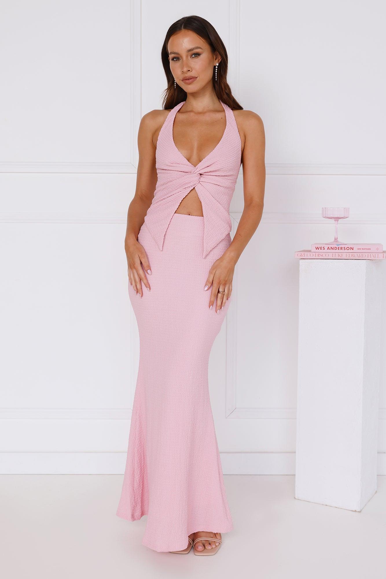 Coral Cove Halter Top Pink Product Image