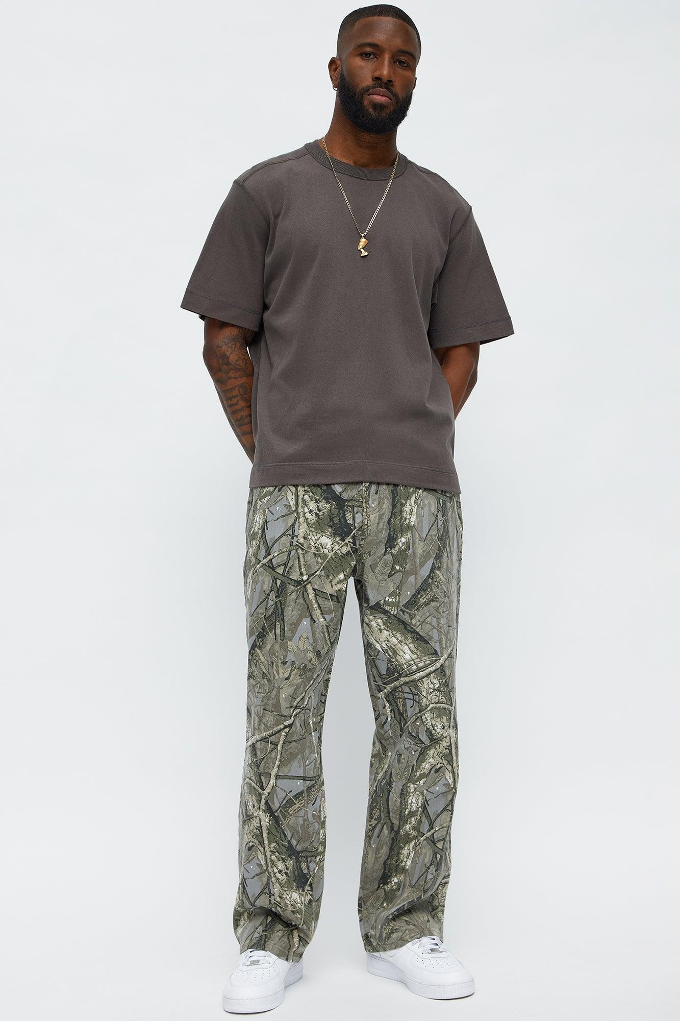 Reverse Seam Cotton Short Sleeve Crew - Grey Product Image