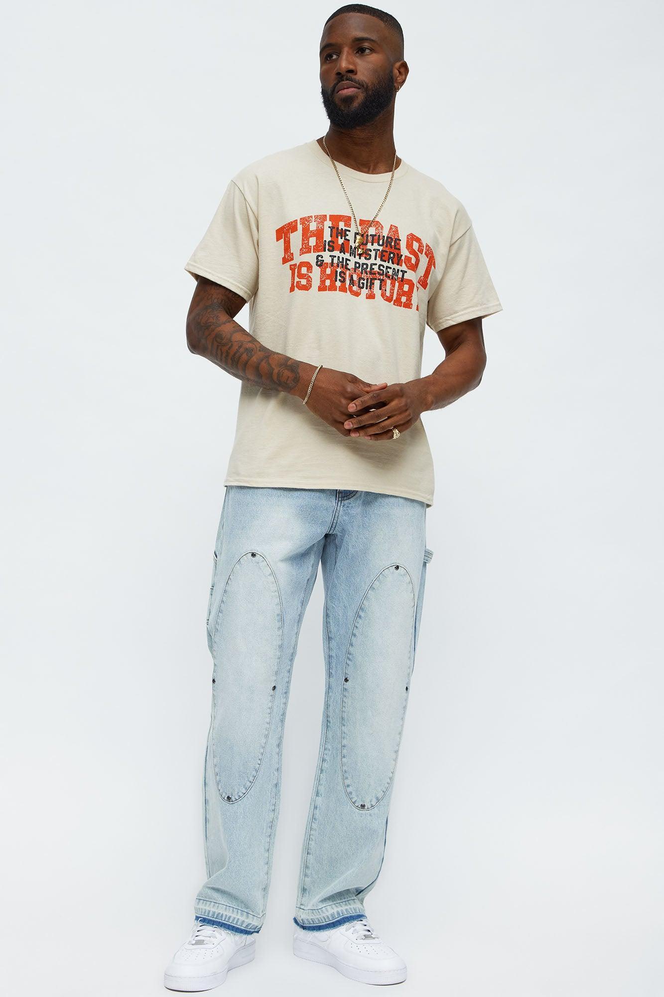 The Past The Future Short Sleeve Tee - Sand Product Image