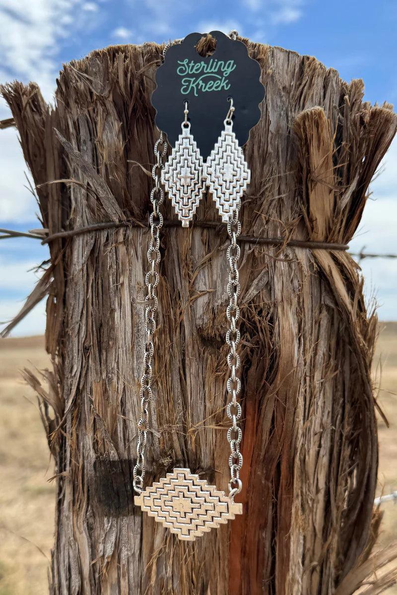 Sterling Kreek Aztec Earrings Product Image