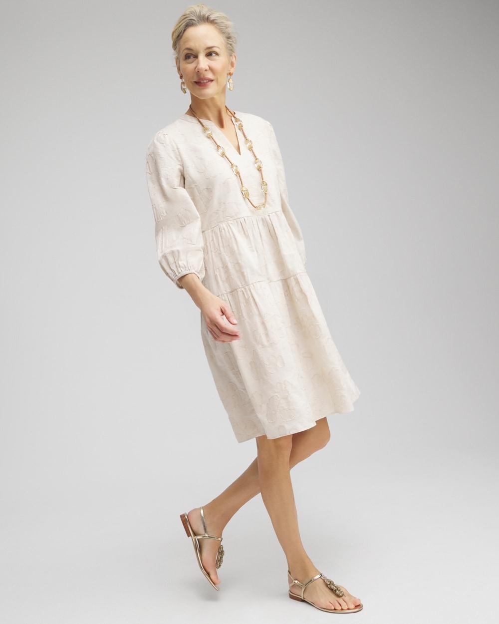 Jacquard Tiered Dress Product Image