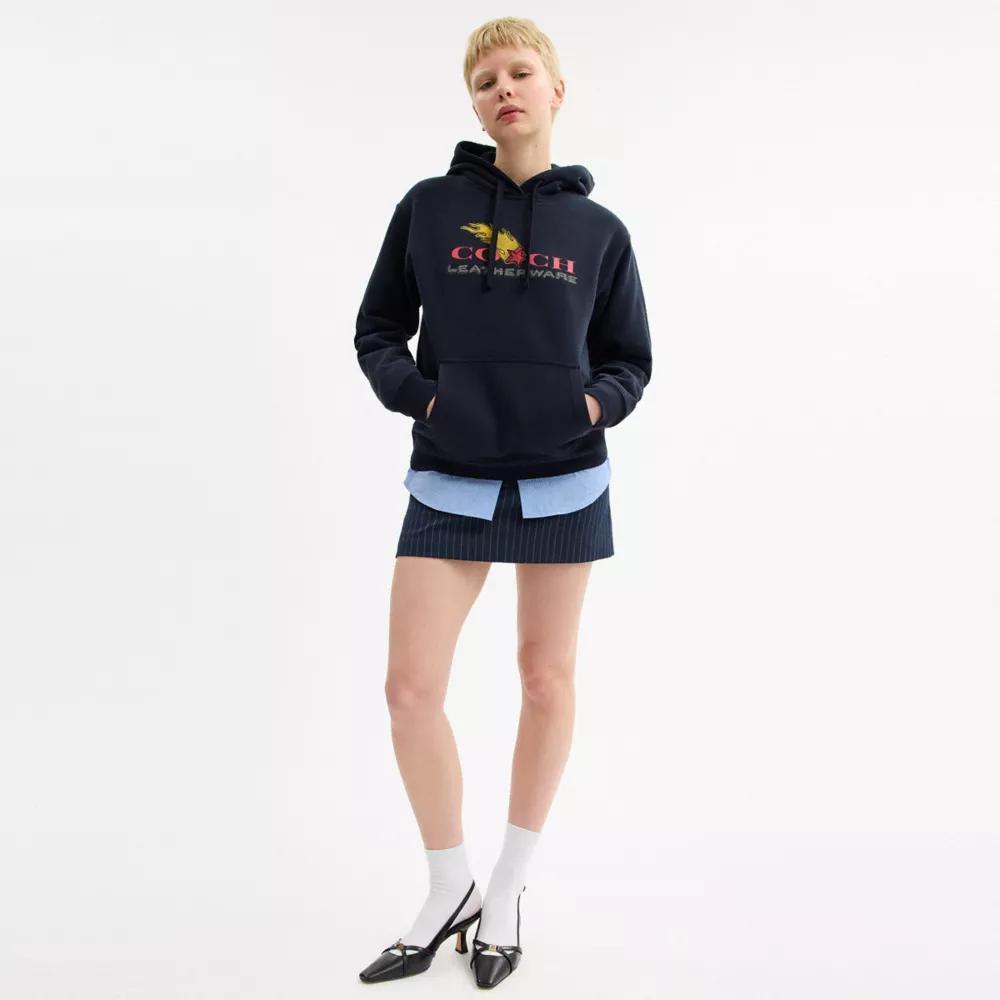Collage Graphic Hoodie In Organic Cotton Product Image