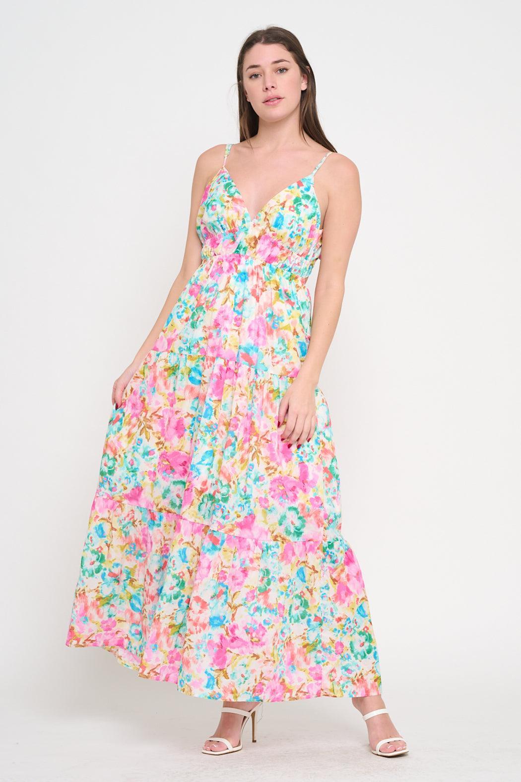 Aegean Garden Maxi Dress Product Image