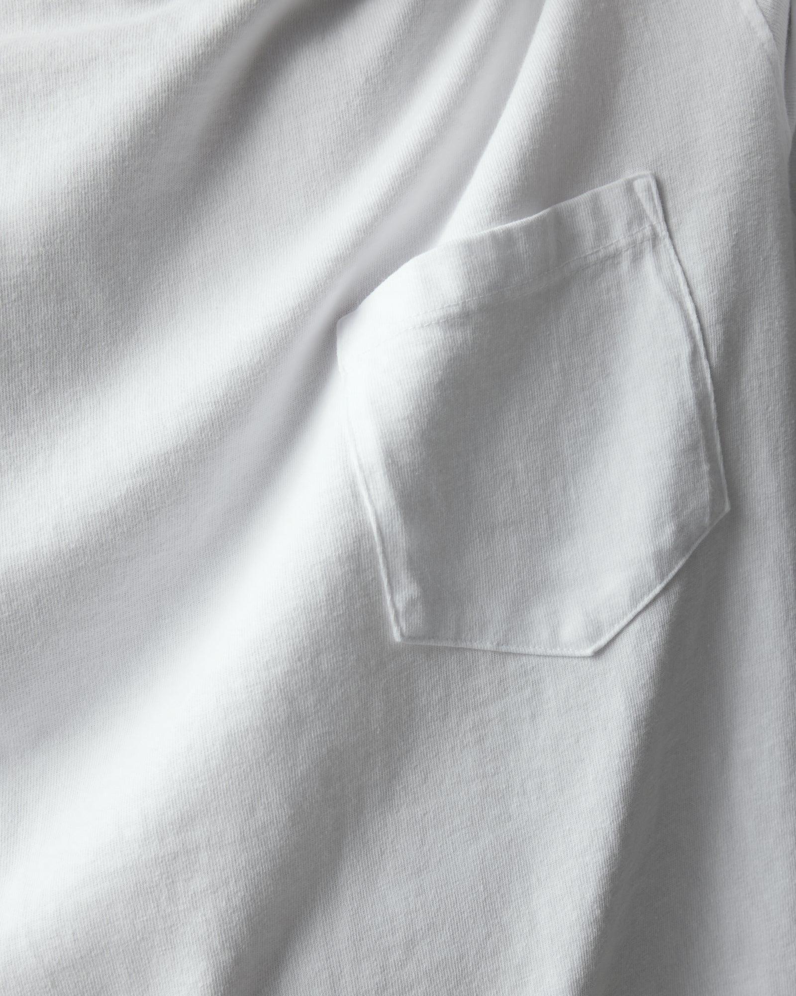 Men's Heavyweight Pocket Tee - White Male Product Image