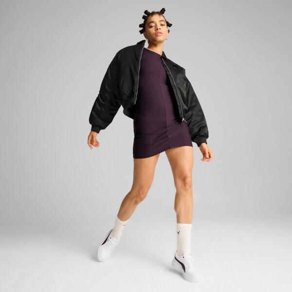 PUMA Women's Satin Bomber Jacket Product Image