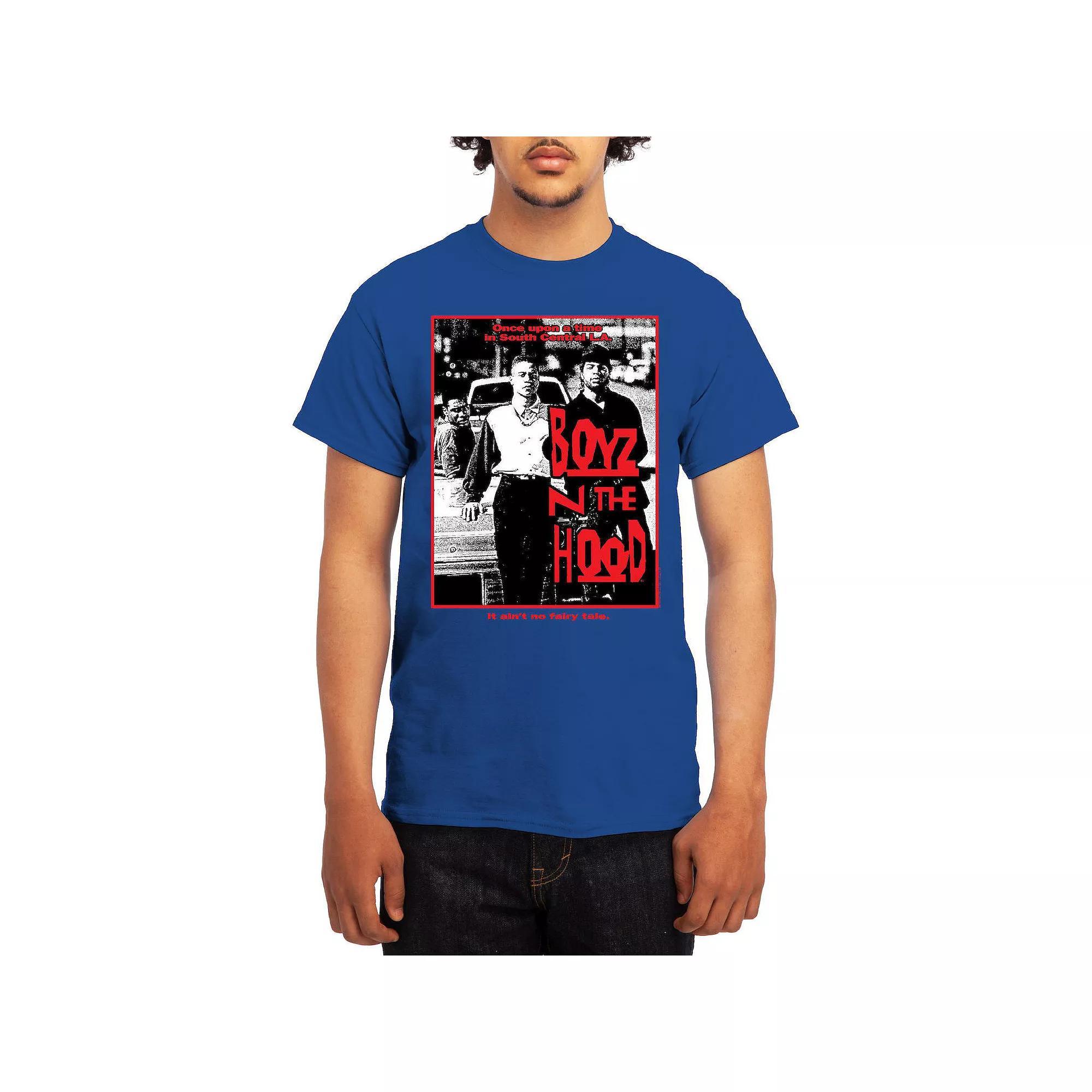 Men's Boyz N' The Hood No Fairytale Black & White Poster Tee, Size: Medium Product Image