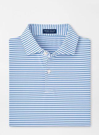 Peter Millar Mens Tempo Performance Mesh Polo | Color: White | Size: XXL Product Image