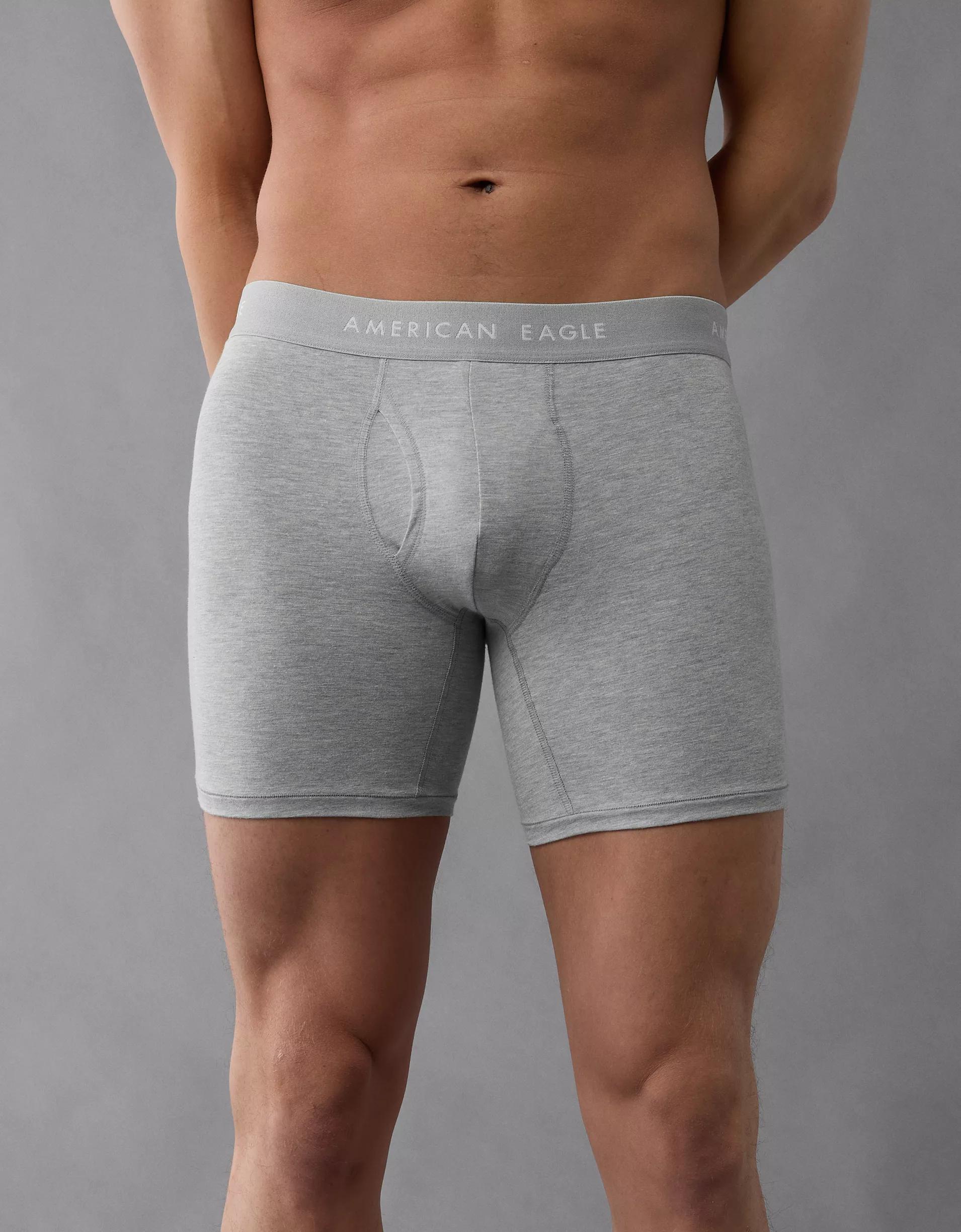 AEO Men's Solid Satin Pocket Boxer Short Product Image