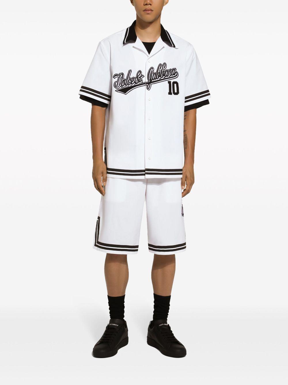 logo-patch short-sleeve shirt Product Image