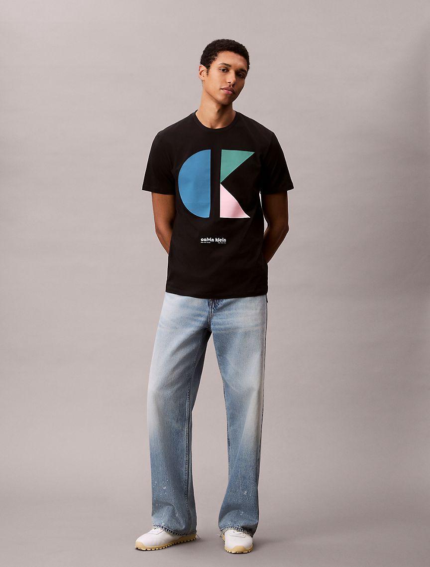 Monogram Logo Shape Graphic Classic T-Shirt  Product Image
