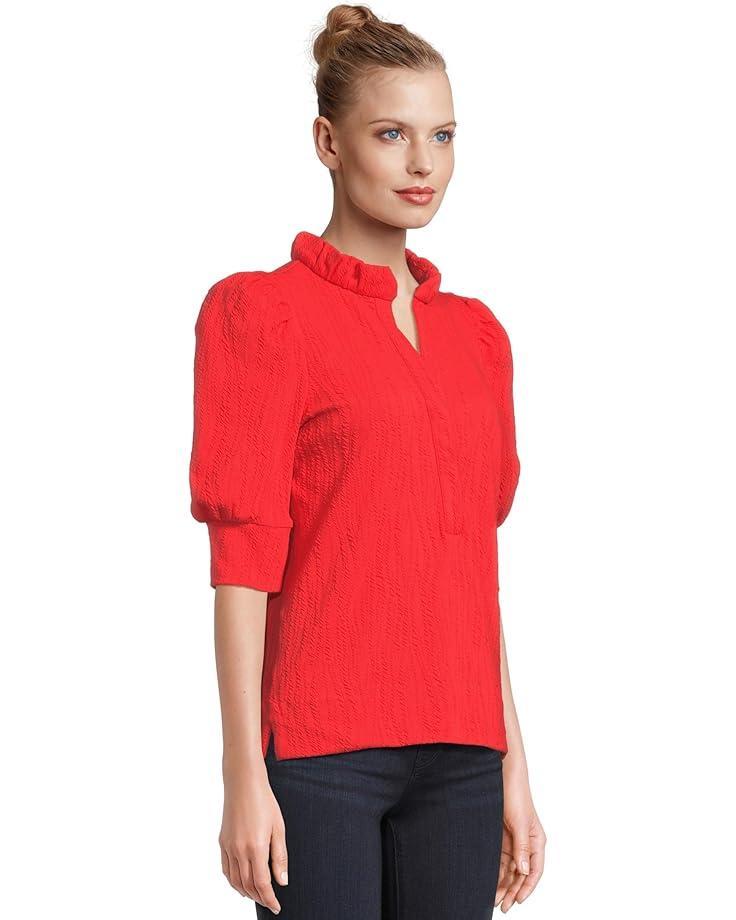 Mialeigh Elbow Sleeve Linen Top Product Image