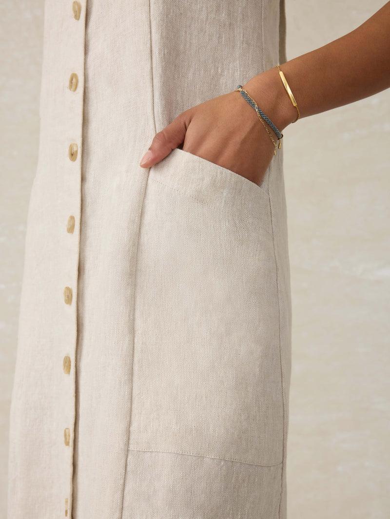 Aurora Dress - Flax Product Image