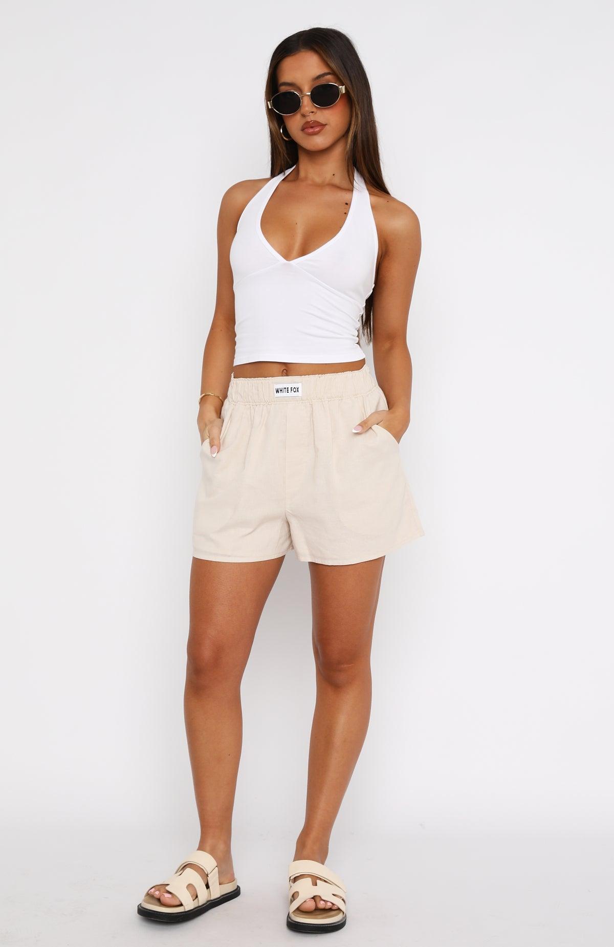 Nothing But Love Shorts Oat Product Image