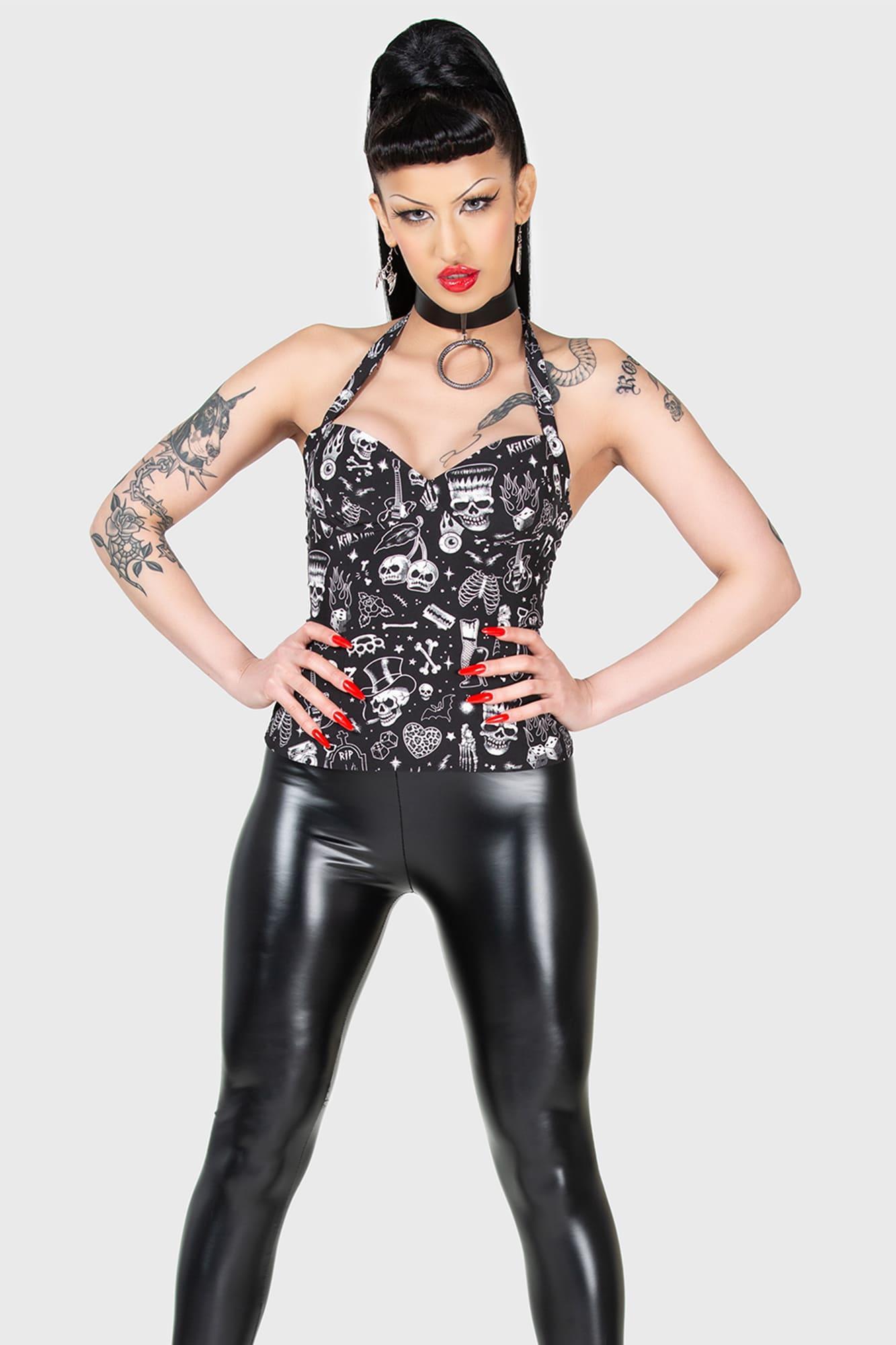 Burn Rubber Halter Top Female Product Image
