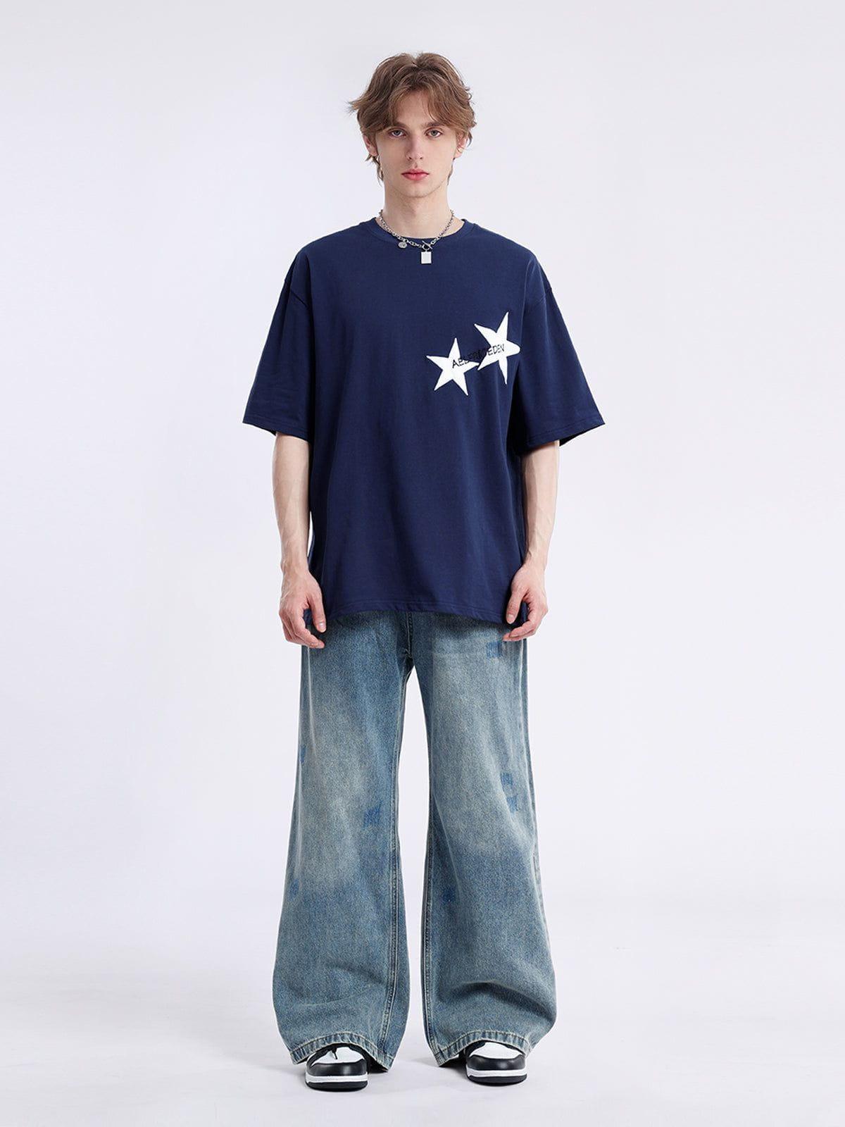 Aelfric Eden Embroidery Star Tee Product Image