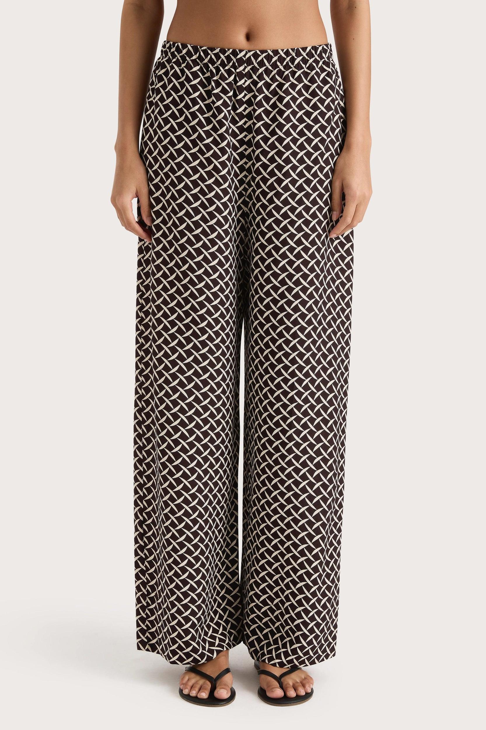 Dalene Pant Espresso Geo Product Image
