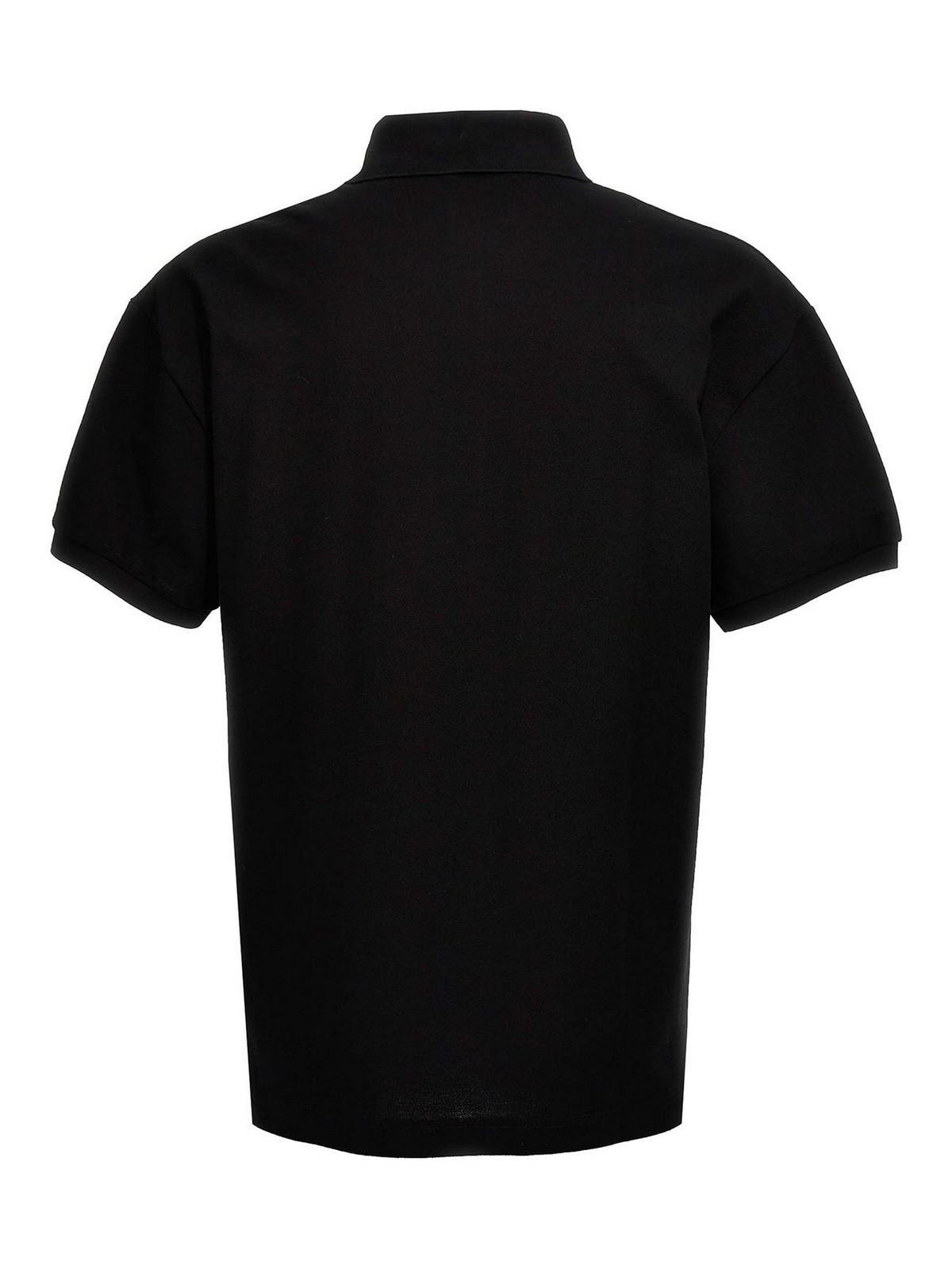 logo-embroidered cotton polo shirt Product Image