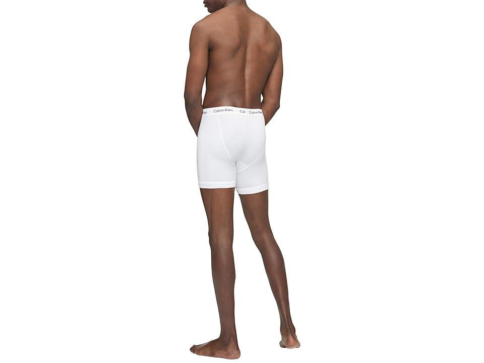 Men's Calvin Klein 3-pack Cotton Stretch Boxer Briefs, Size: Large, Black Product Image