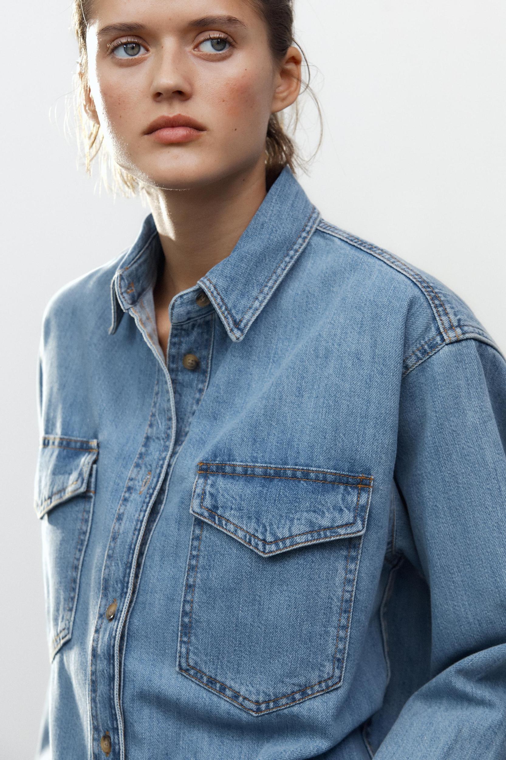 DENIM SHIRT ZW COLLECTION Product Image