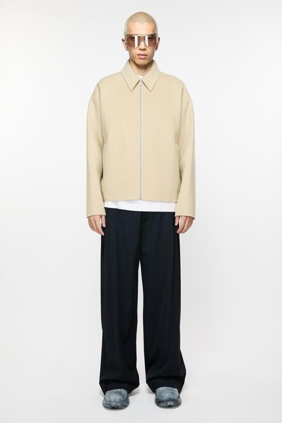 Wool zipper jacket Product Image