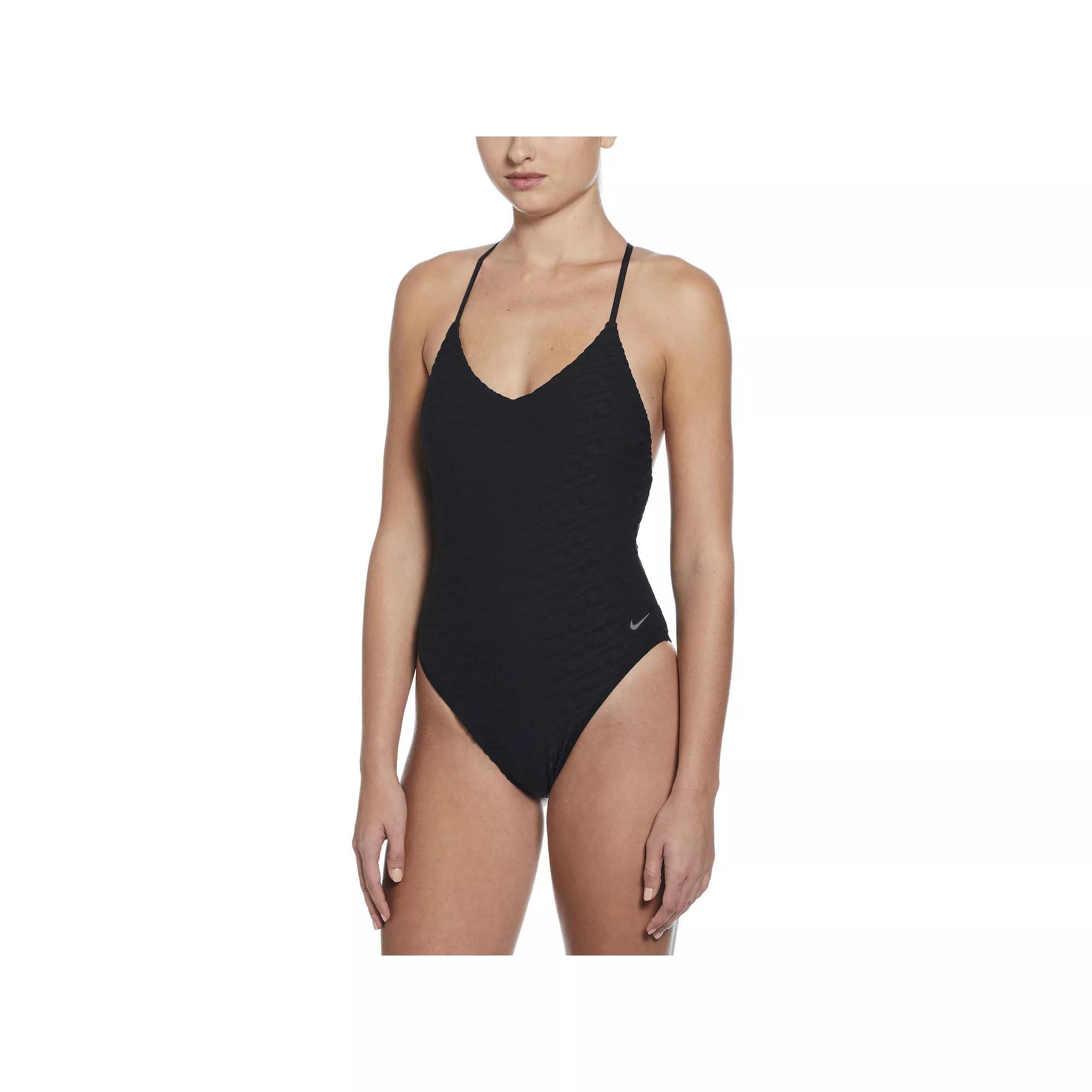 Womens Nike Swoosh Link Y-Back One-Piece Swimsuit Product Image