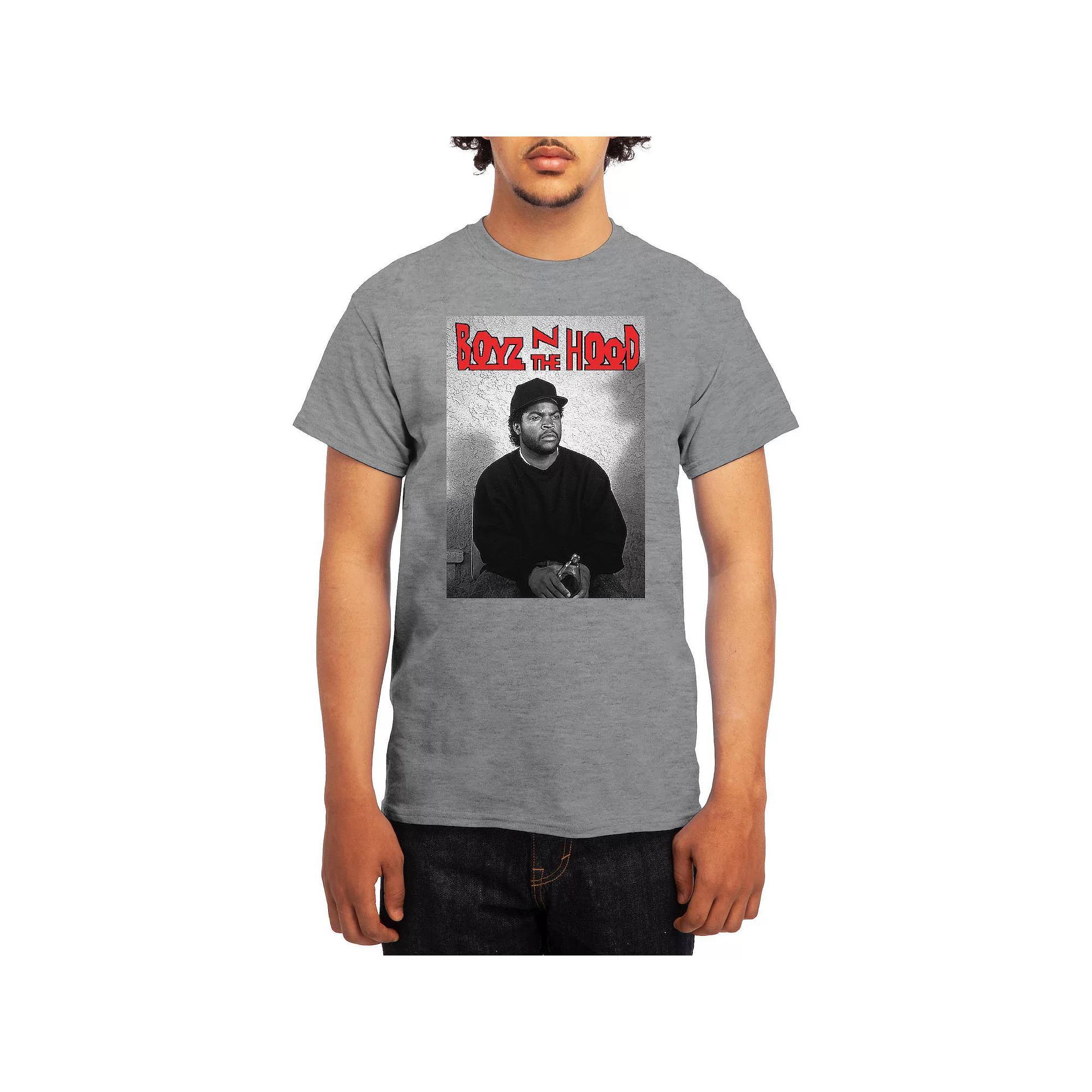 Men's Boyz N' The Hood Logo Doughboy Photo Tee, Size: Small, Royal Blue Product Image