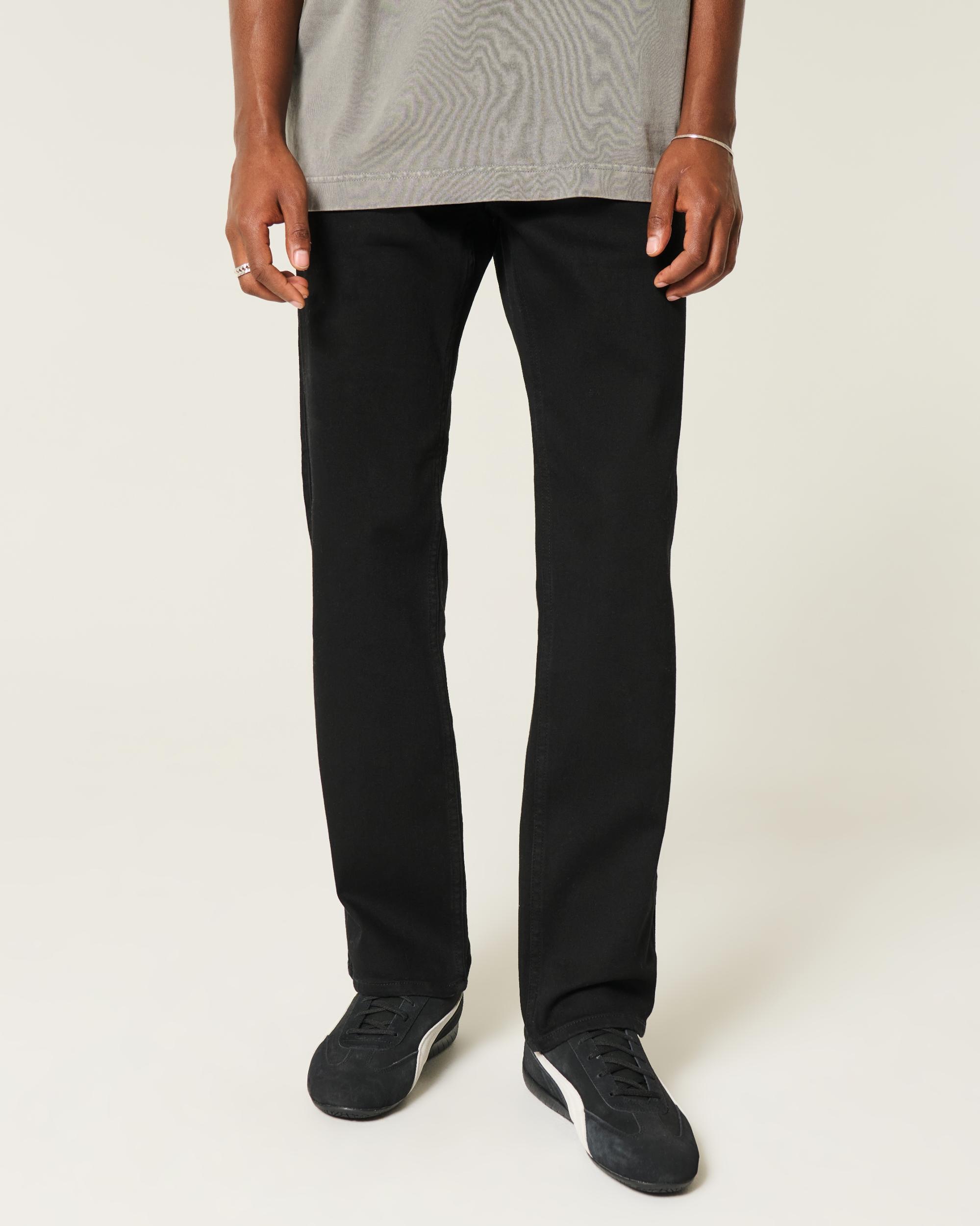 Black No Fade Straight Jeans Product Image