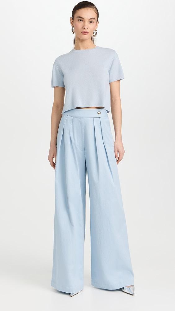 Sablyn Charleston Cashmere Short Sleeve Sweater | Shopbop Product Image