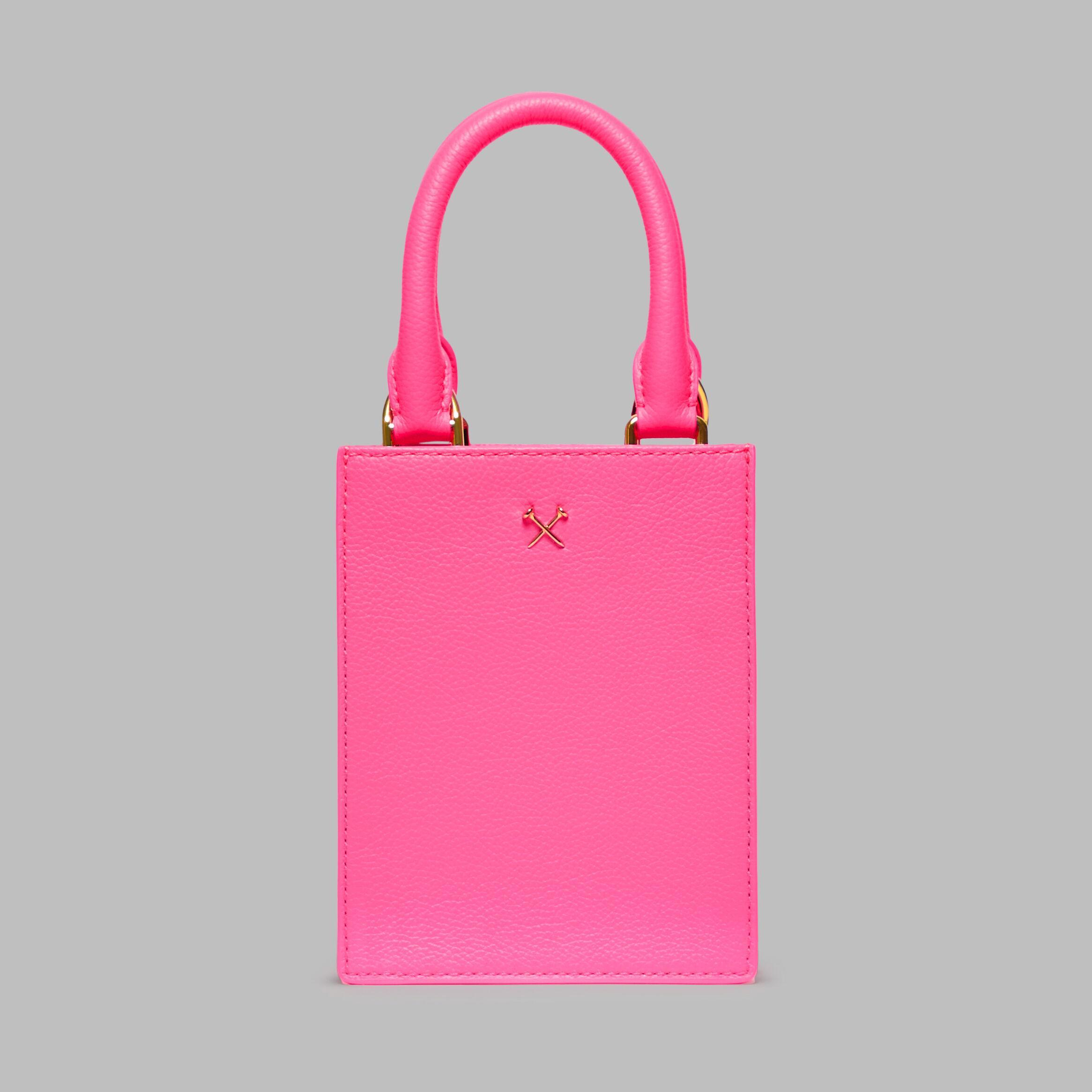 METAL TEES LEATHER MINI TOTE Product Image
