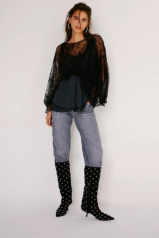 All Night Studded Kitten Boots Product Image