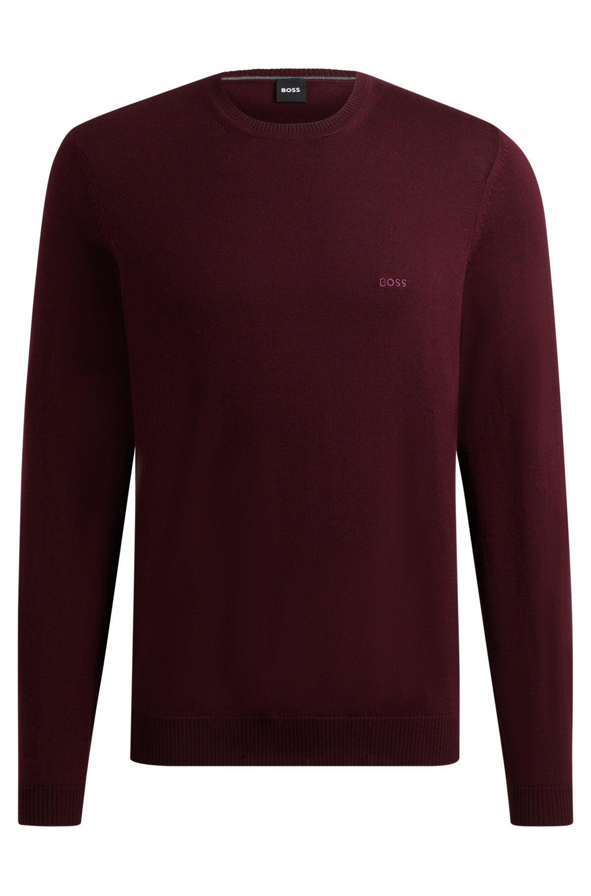 Regular-fit sweater in extra-fine merino Product Image