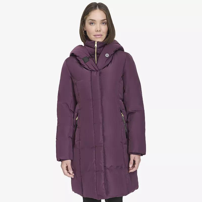Womens Andrew Marc Shawl Hood Duvet Puffer Product Image