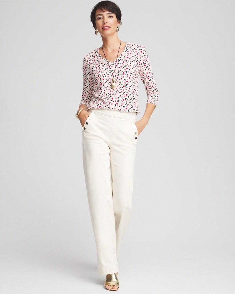 Spots 3/4 Sleeve Perfect Tee Product Image
