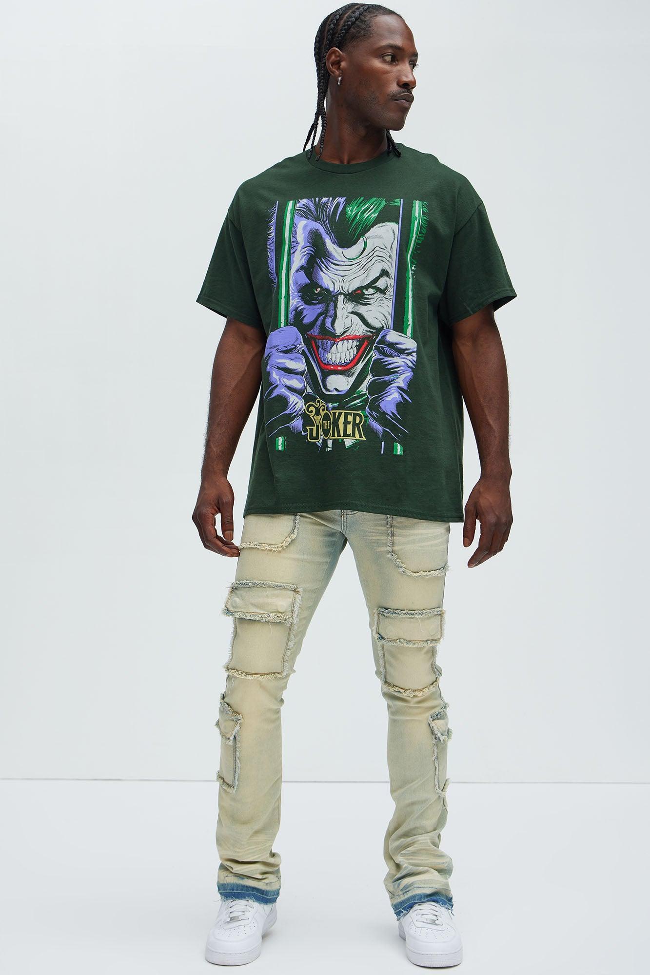 Joker Behind Bars Short Sleeve Tee - Green Product Image