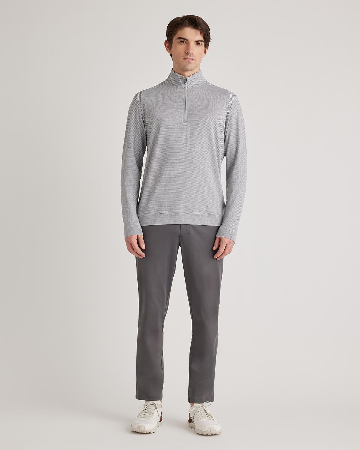 Quince | Men's Performance Jersey Golf Quarter Zip Sweaters Size XL, Recycled Polyester Product Image