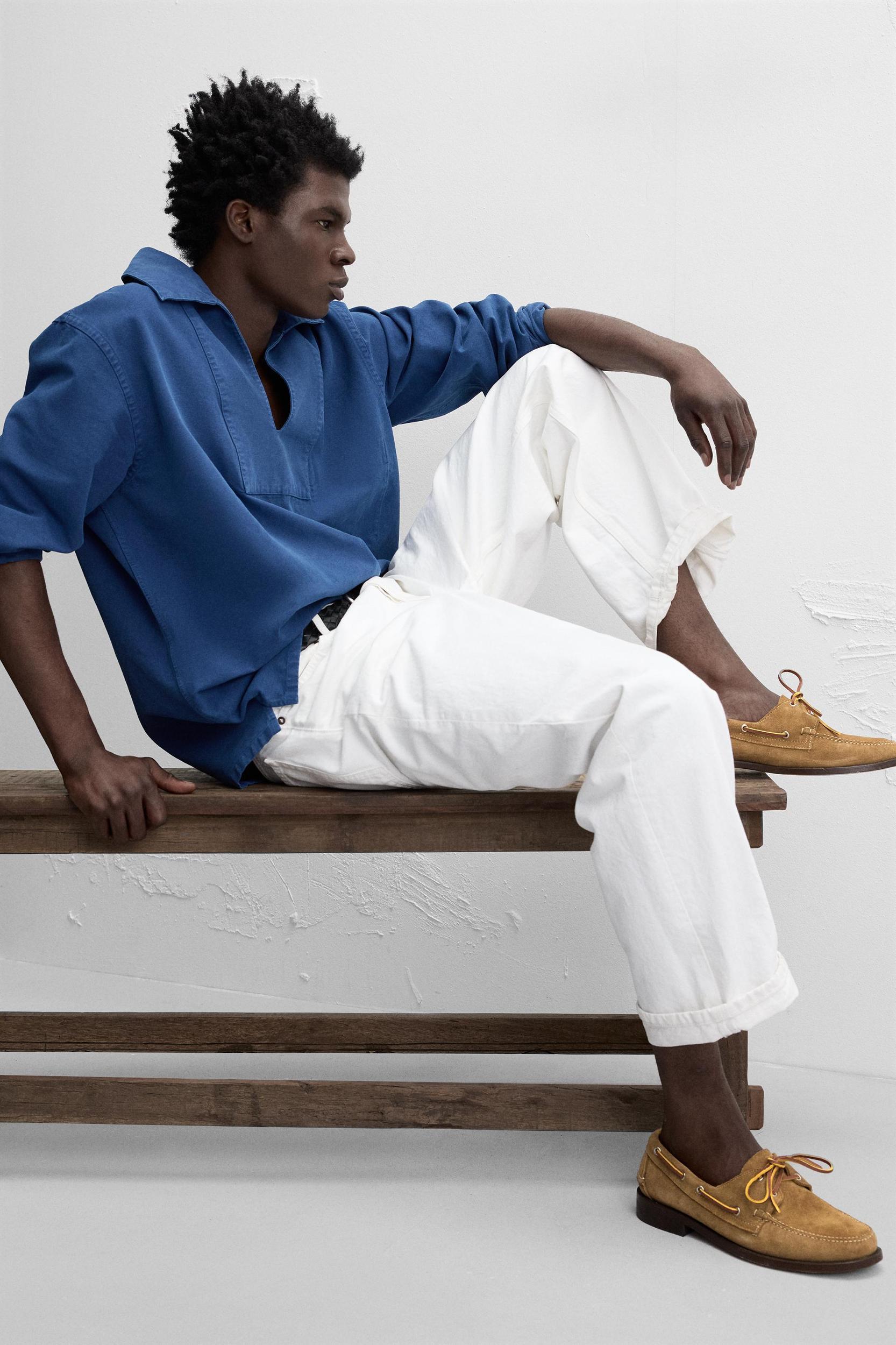 CASTELLANO 1920 ® X ZARA MAN DECK SHOES Product Image