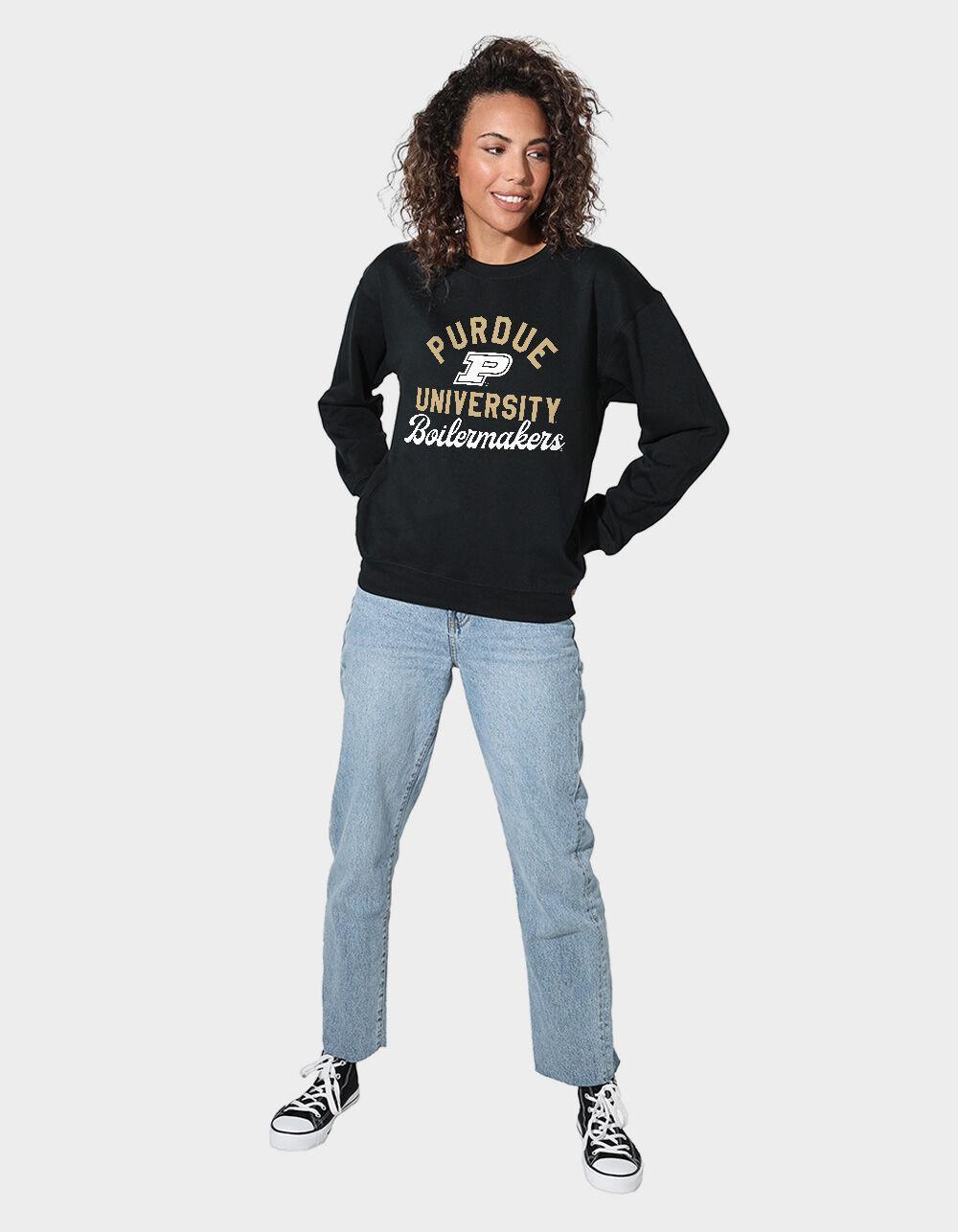 PURDUE UNIVERSITY Official Classic Script Womens Crewneck Fleece Product Image