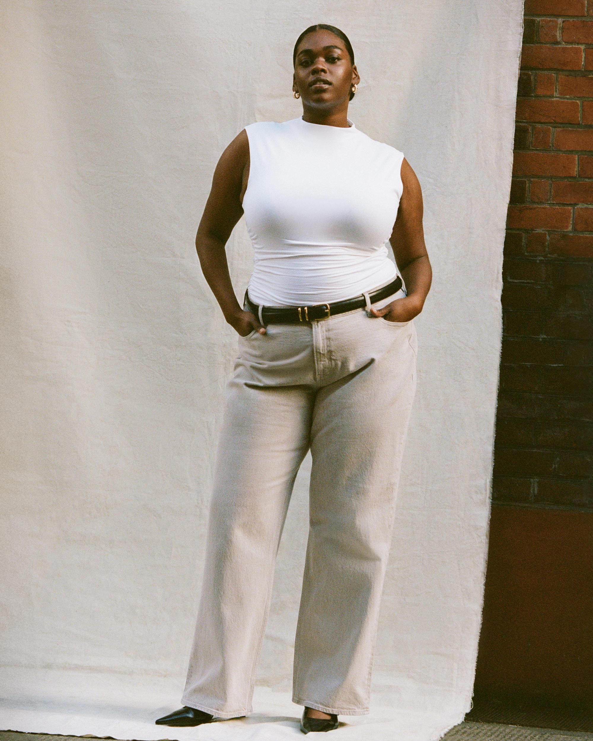 Curve Love Low Rise Baggy Jean Product Image