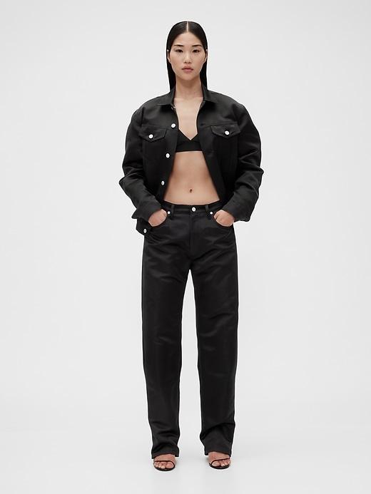 GapStudio Satin '90s Loose Pant Product Image