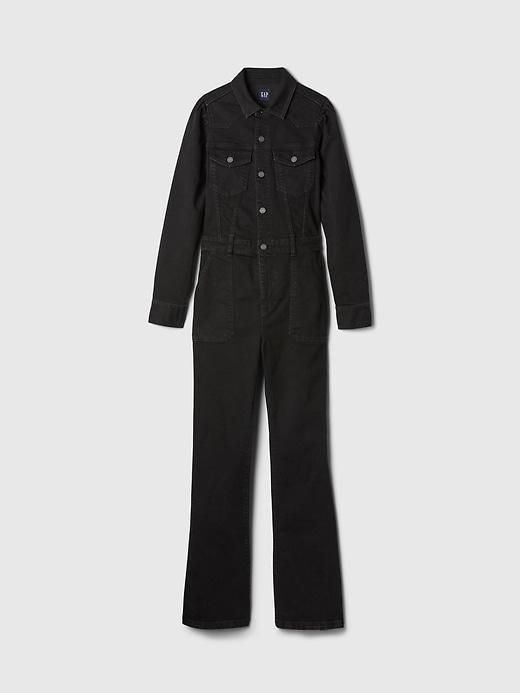 Western Denim Jumpsuit Product Image