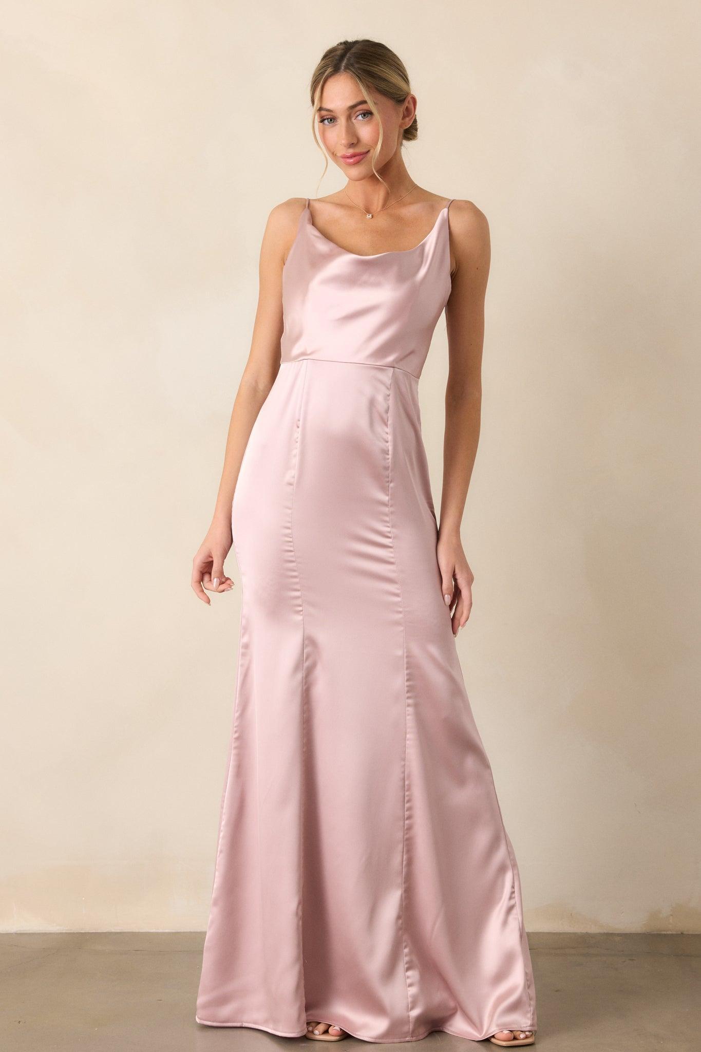 Inner Radiance Blush Maxi Dress Product Image
