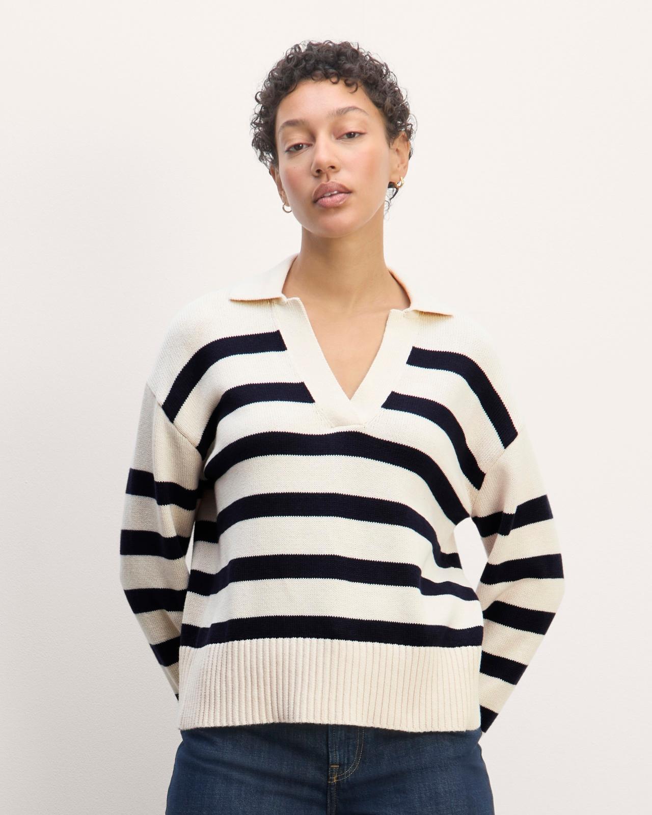 The Boxy Polo in Everyday Cotton Product Image