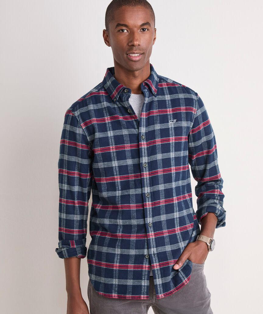 Vineyard Flannel Plaid Shirt Product Image