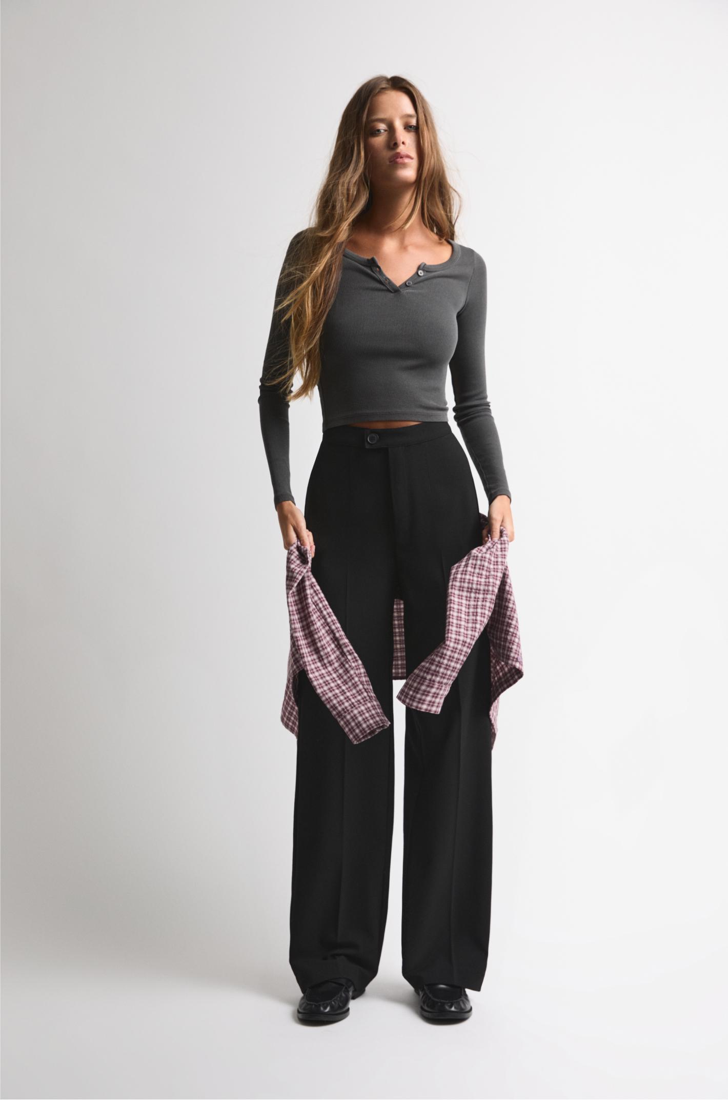 High-rise smart pants Product Image