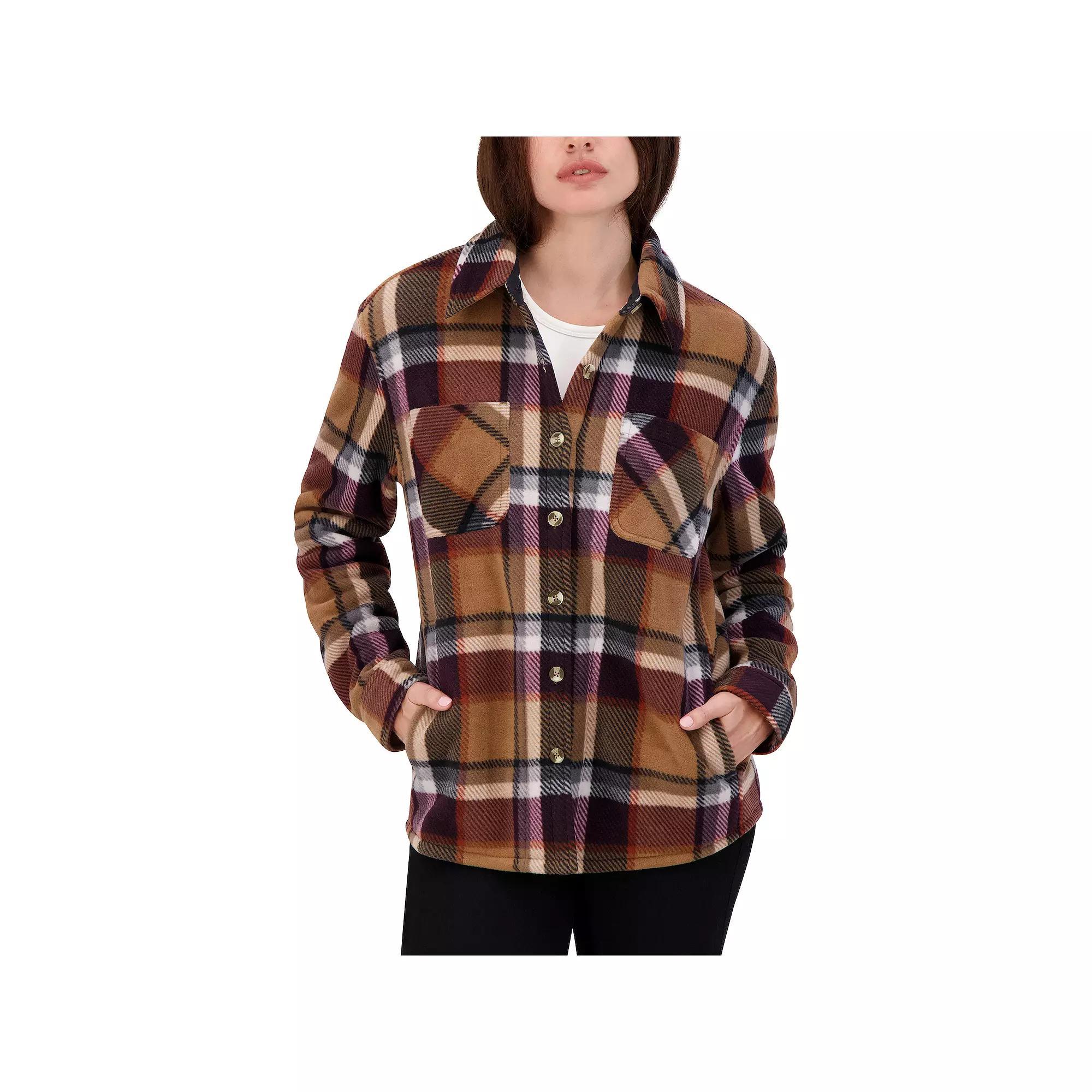 Womens Halitech Lined Shacket Green Product Image