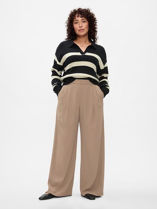 365 High Rise Pleated Trousers Product Image